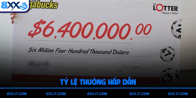 Tỷ lệ thưởng hấp dẫn